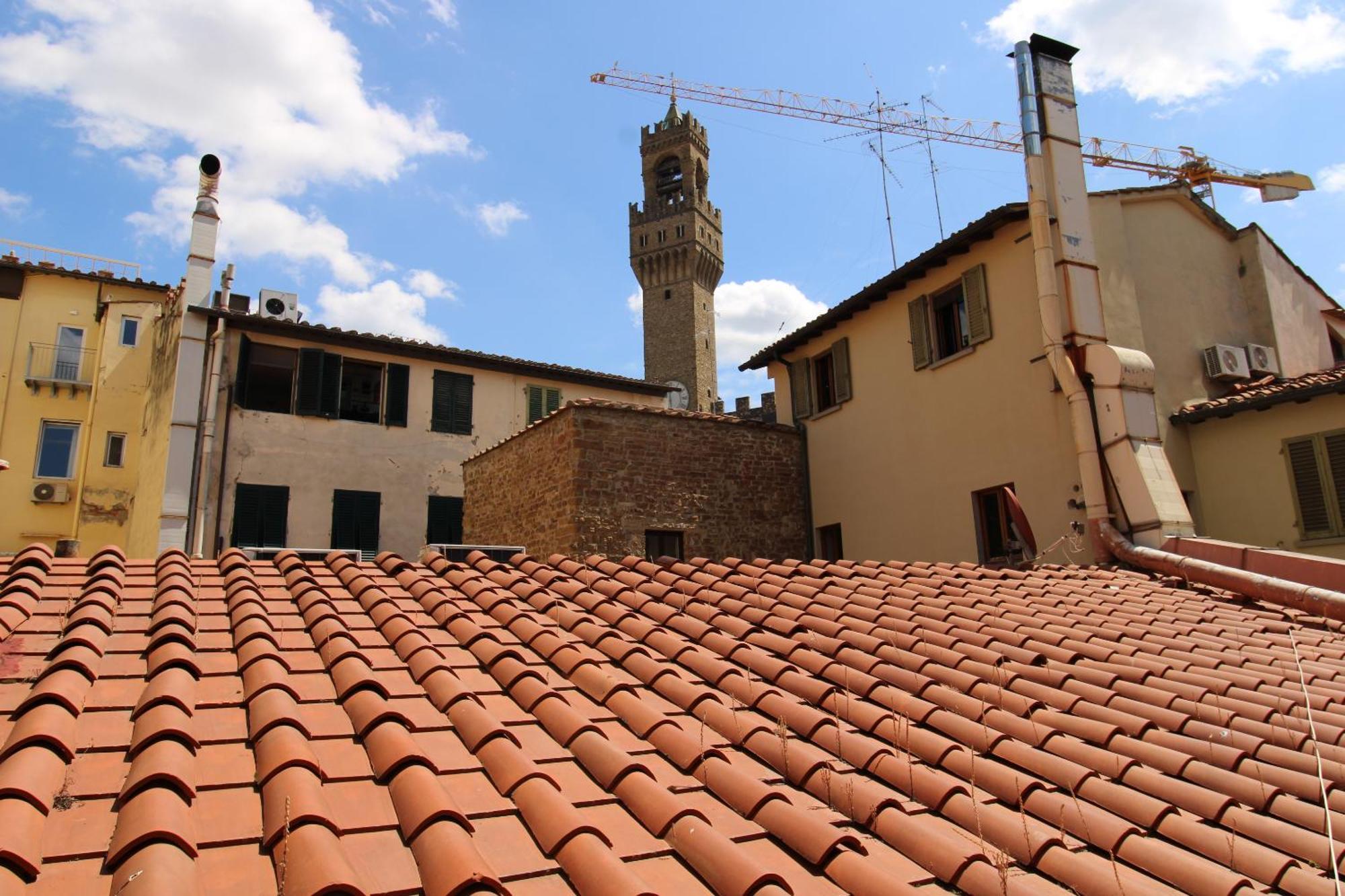 Vista Su Palazzo Vecchio Lejlighed Firenze Eksteriør billede
